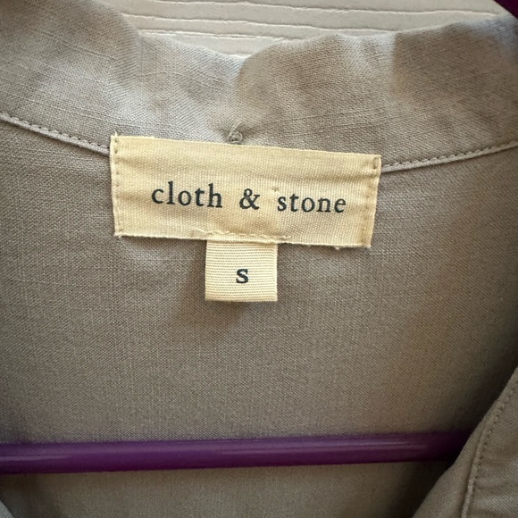 Cloth & Stone button up shirt dress. Super cute! - Picture 3 of 6